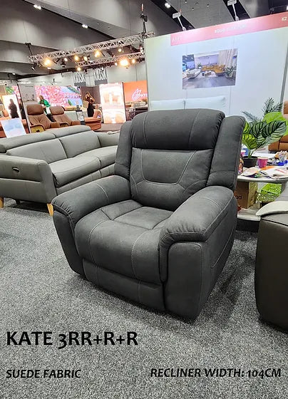 Kate 3RR+R+R Suede Fabric